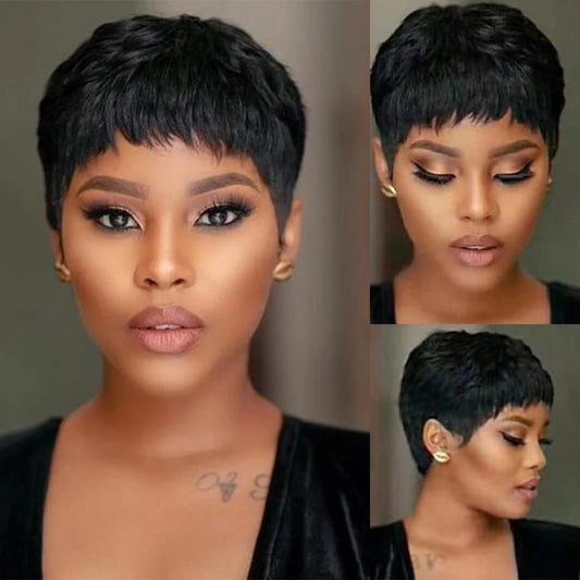 Short Bob   Pixie Cut Wig