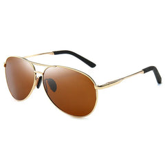 Metail Frame Polarized Sunglasses