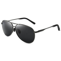Metail Frame Polarized Sunglasses