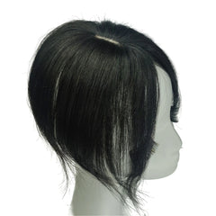 Body Wavy Brazilian Human Hair Toppers 25cm Clip In Hairpieces Extensions Increase Hair Volume for Women Mild Light Brown Remy