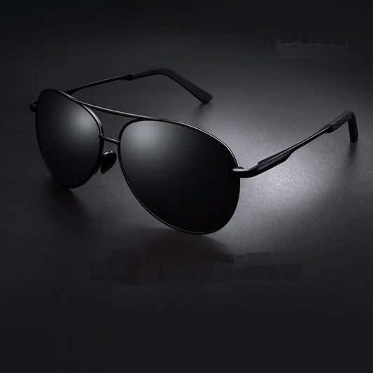 Metail Frame Polarized Sunglasses