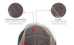 Princess Hair 13x6 Body Wave Lace Front Wigs Pre Plucked HD Transparent Frontal Wigs Human Hair Lace Front Wigs for Women