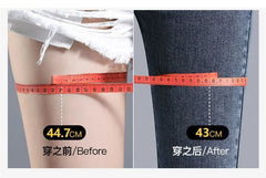 Jeans for Women mom Jeans blue gray black Woman High Elastic Jeans female washed denim skinny pencil pants streetwear women