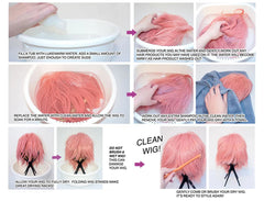 GEMMA Synthetic Hairline Lace Wig Dark Brown Highlight Long Natural Wavy Wigs Women Cosplay Daily Hair Wig Heat Resistant Fibre