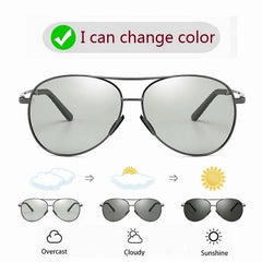 Metail Frame Polarized Sunglasses