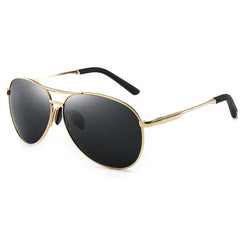 Metail Frame Polarized Sunglasses