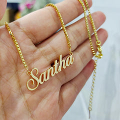 Popular jewelry Custom Necklaces Personalized Name Necklaces Jewelry with Box Chain Letter Choker Necklaces with Name for Women