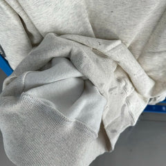 Winter Series SAINT Round Neck Oversized Men Sweater ARIES Print Beige Vintage Pullover Streetwear