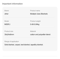 Aztec Blanket, Oversized Boho Throw Blanket with Fringe, Southwestern Geometric Tapestry Vintage Woven Throw Blankets, Double-Si