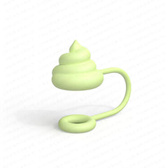 Silicone anti overflow creative toilet, suitable for Stanley cups, , outdoor ice cream cup accessories, good for going out
