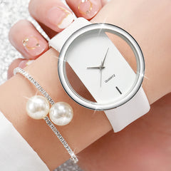 Women's Watch & Pearl  Bracelet Set