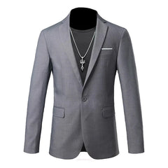 Men's Solid Color High-end Blazer