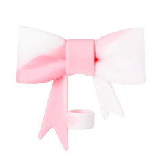 Exquisite Bow Straw Cap Covers Toppers Silicone Accessories For Stanley Cups 30&40 Oz Tumbler And With 1pc Protective Boot