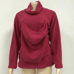 Autumn Winter Kangaroo Coat Maternity Clothing Plus Size Pregnancy Sweater Premama Baby Carrier for 0-12 Months Pregnant Hoodies