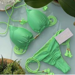 Adjustable Bandage Bikini Set