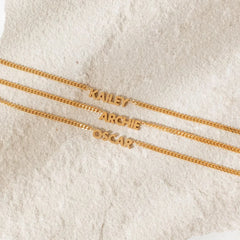 Custom Name Necklace For Women Stainless Steel Personalized Minimal Personalized Name Jewelry Birthday Gift for Her