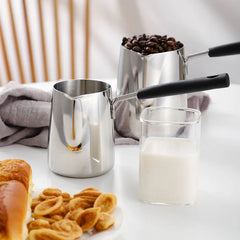 Long Handle Wax Melting Pot DIY Candle Soap Melts Pot Scented Wax Melts Metal Coffee Toroid Pitcher Latte Milk Frothing Jug