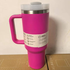 New H2.0 Thermos Cup Silicone Boot for Stanleys 30/40 oz Tumbler with Handle Lid Straw Stainless Steel Vacuum