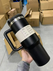 New H2.0 Thermos Cup Silicone Boot for Stanleys 30/40 oz Tumbler with Handle Lid Straw Stainless Steel Vacuum