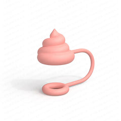 Silicone anti overflow creative toilet, suitable for Stanley cups, , outdoor ice cream cup accessories, good for going out