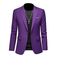 Men's Solid Color High-end Blazer