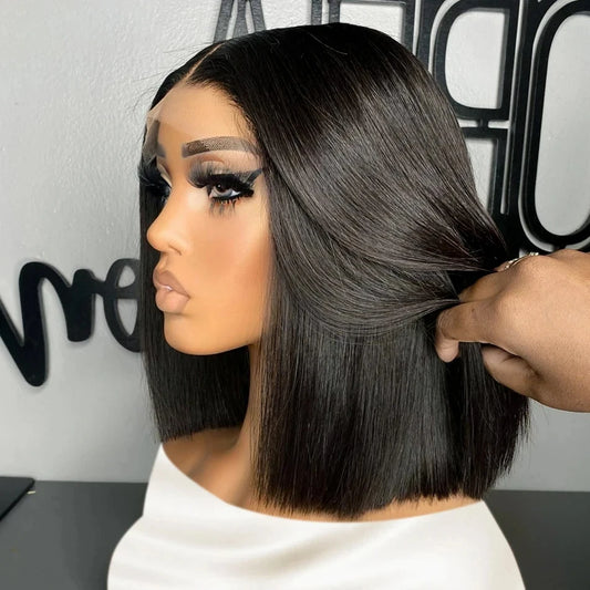 Straight Lace Frontal Bob Wig