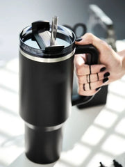 40 oz Tumbler with Handle Lid Straw 40oz Stainless Steel Water Bottle Vacuum Thermos Cup Travel Thermal Coffee Mug for stanleys
