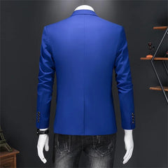 Men's Solid Color High-end Blazer