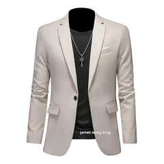 Men's Solid Color High-end Blazer