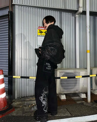 Hip Hop Y2K Jeans Mens Retro Skull Embroidery Washed Women's Denim Pants New Straight Casual Loose Wide Leg Trouser Streetwear