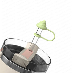 Silicone anti overflow creative toilet, suitable for Stanley cups, , outdoor ice cream cup accessories, good for going out