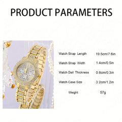 Casual Ladies Watches & Jewelry Set 