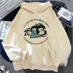 Mafalda Hoodie Graphic Patterned Funny Youthful Teen Tracksuits Athleisure Harajuku Autumn and Winter Women Men Hoodie Pullover