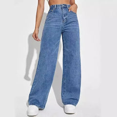 Women’s Loose Straight Denim Pants