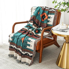Bohemian Throw Blanket For Beds Outdoor Camping Blanket Sofa Cover Indian Sofa Towel Bed Cover Rug Tablecloth Living Room Decor