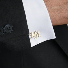 Customized First Letter Cufflinks, Groomsmen Gifts, Groom's Wedding Cufflinks, Wedding Gifts, Men's Cufflinks Gifts