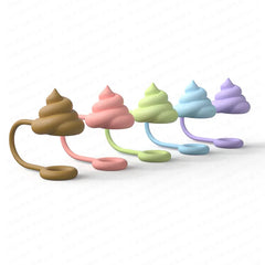 Silicone anti overflow creative toilet, suitable for Stanley cups, , outdoor ice cream cup accessories, good for going out