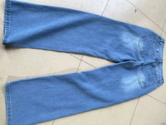 Denim Pant Women Mom Jeans Wide Leg Long Pants High Waist Straight Trousers Y2k Streetwear Elegant Splice Club Punk Casual
