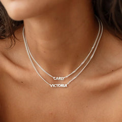 Custom Name Necklace For Women Stainless Steel Personalized Minimal Personalized Name Jewelry Birthday Gift for Her