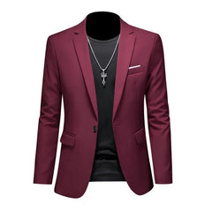 Men's Solid Color High-end Blazer