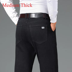 Men's Elastic Cotton Jeans