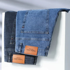 Men's Elastic Cotton Jeans
