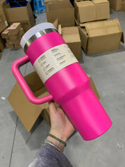 New H2.0 Thermos Cup Silicone Boot for Stanleys 30/40 oz Tumbler with Handle Lid Straw Stainless Steel Vacuum