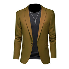 Men's Solid Color High-end Blazer