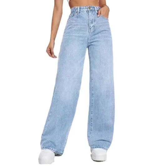 Women’s Loose Straight Denim Pants