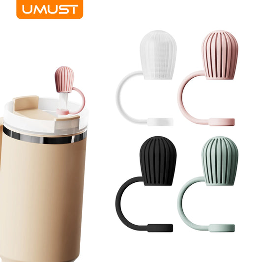 UMUST Silicone Straw Covers,Dust-Proof Straw Caps for Stanley Cups 30oz/40oz ,Reusable Straw Topper Accessorines