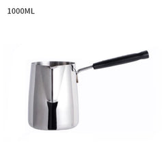 Long Handle Wax Melting Pot DIY Candle Soap Melts Pot Scented Wax Melts Metal Coffee Toroid Pitcher Latte Milk Frothing Jug