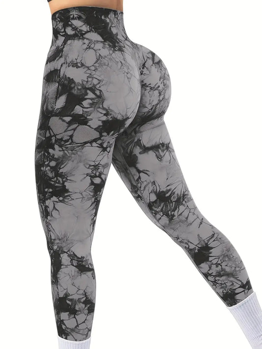 Women's Tie-Dye Seamless Leggings