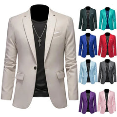Men's Solid Color High-end Blazer