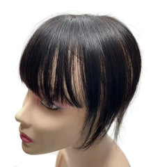 Body Wavy Brazilian Human Hair Toppers 25cm Clip In Hairpieces Extensions Increase Hair Volume for Women Mild Light Brown Remy